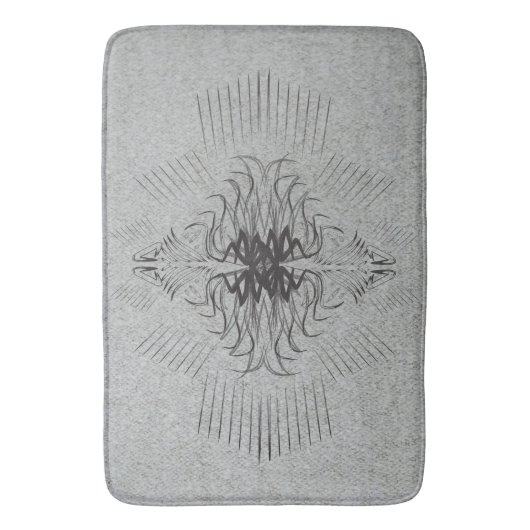 Stammat voor badbadkamerdouche badmat (Voorkant Verticaal)