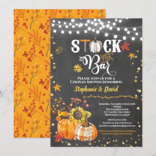 Stammateriaal van de herfst van de staaf kaart