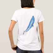 Stammen Blauwe vinvis T-shirt (Achterkant)
