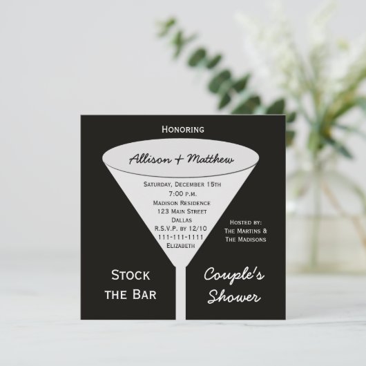 Stammen de de showuitnodiging van de Stenen van de Kaart (Staand voorkant)