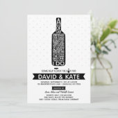 Stammen de de showuitnodiging van de Stenen van de Kaart (Staand voorkant)