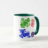 Stammen Dieren 2 Mok (Voorkant rechts)