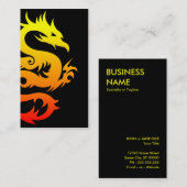 stammen draak visitekaartje (Voorkant / Achterkant)