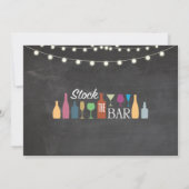 Stammen het Verloving van de BarChalk nodigt uit Kaart (Achterkant)