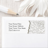 Stammen van Benjamin Antiek kaart van Israel Etiket (Insitu)