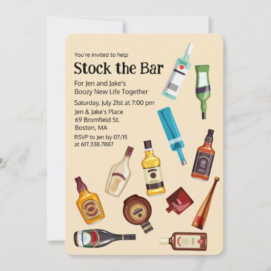 Stammen van de uitnodiging van de schoeisel van de (Voorkant)