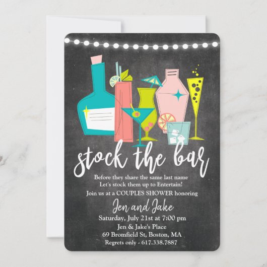 Stammen van de uitnodiging van de schoeisel van de (Voorkant)