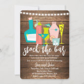 Stammen van de uitnodiging van de schoeisel van de (Voorkant)