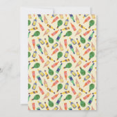 Stammen van de uitnodiging voor de douche voor de  (Achterkant)