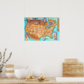 Stammen van het Poster van de Indische Natie (Keuken)