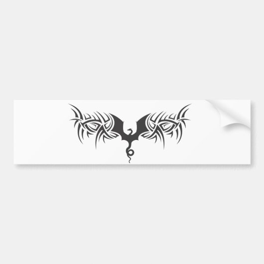 stammendraak bumpersticker (Voorkant)