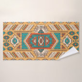  stammenetnische naadloze illustratiepatroon badhanddoek (Badhanddoek)