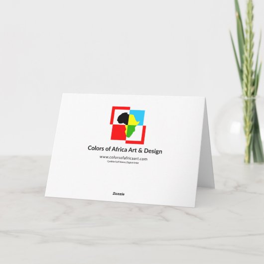 StammenKerstmis van de Kunst van het Patroon van Feestdagen Kaart (Achterkant)