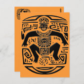 stammenkoning briefkaart (Voorkant / Achterkant)