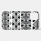stammenpatroon met zwarte en witte hand d Case-Mate iPhone case (Achterkant (horizontaal))