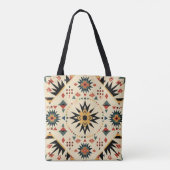 stammenpatroon tote bag (Achterkant)