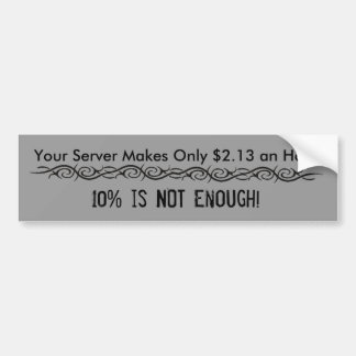 stammentattoo, uw server maakt slechts $2.13 en... bumpersticker