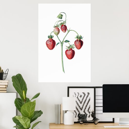 STAMMEREN - botanische afdruk Poster (Thuiskantoor)