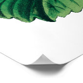 STAMMEREN - botanische afdruk Poster (Hoek)