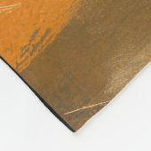 Stammotieven in zwarte en aardetinten fleece deken (Hoek)