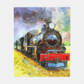 Stammotor locomotief 778 fleece deken (Voorkant)