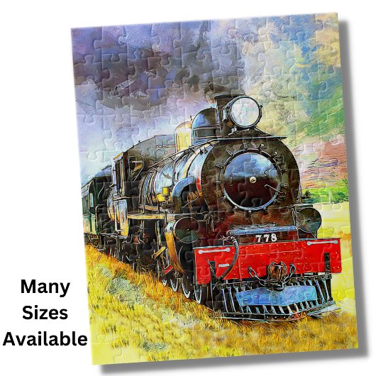 Stammotor locomotief 778 Puzzle Legpuzzel