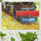 Stammotor locomotief 778 theedoek (Gevouwen)