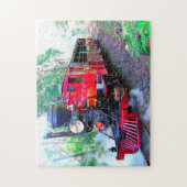 Stammotor locomotief legpuzzel (Verticaal)