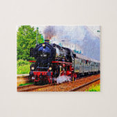 Stammotor locomotief legpuzzel (Horizontaal)