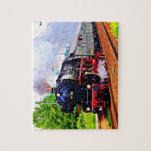 Stammotor locomotief legpuzzel (Verticaal)