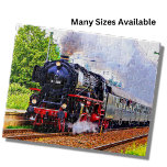 Stammotor locomotief legpuzzel<br><div class="desc">Steam Train Puzzle - zie mijn winkel voor meer geweldige treincadeaus</div>