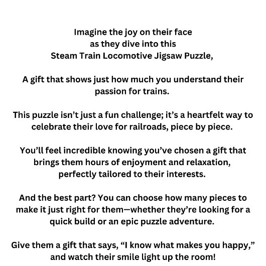 Stammotor locomotief legpuzzel