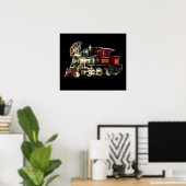 Stammotor locomotief poster (Thuiskantoor)