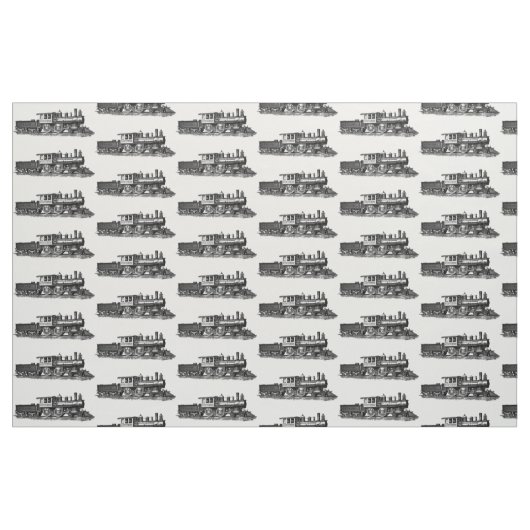 Stammotor locomotief stof (Fat Quarter)