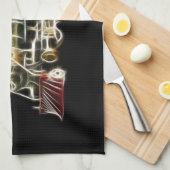 Stammotor locomotief theedoek (Quarter Fold)