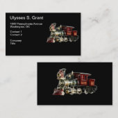 Stammotor locomotief visitekaartje (Voorkant / Achterkant)