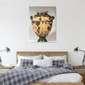 Stamnos, Dionysica scène, Etruscan-rode kap per Canvas Afdruk (Insitu (Slaapkamer))