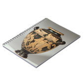 Stamnos, Dionysica scène, Etruscan-rode kap per Notitieboek (Linkerzijde)