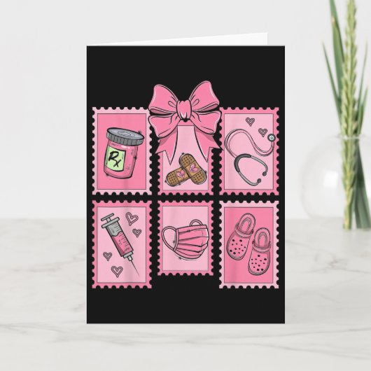 Stamp Bow Apotheek Pil Cpht Apothekersassistent Kaart (Voorkant)