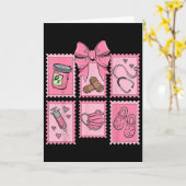 Stamp Bow Apotheek Pil Cpht Apothekersassistent Kaart (Gele Bloem)