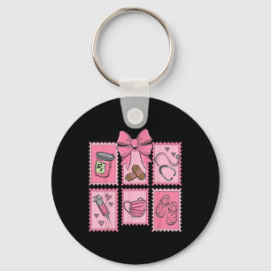 Stamp Bow Apotheek Pill Cpht Apothekersassistent Sleutelhanger