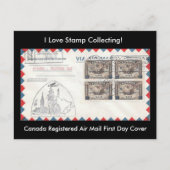 Stamp Collecting Briefkaart Canada 1932 FDC & FFC (Voorkant)