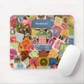 Stamp Collector Mousepad Muismat (Met muis)