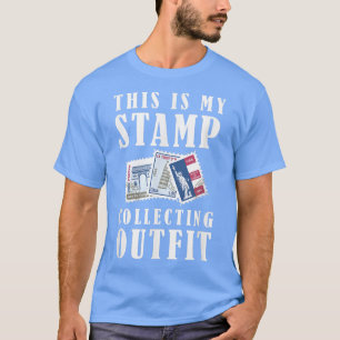 Stamp Collector Philatelist Posta T-shirt
