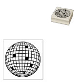 STAMP DISCO RETRO-PARTIJ RUBBERSTEMPEL (Gestempeld)