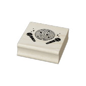 STAMP DISCO RETRO-PARTIJ RUBBERSTEMPEL (Stempel)