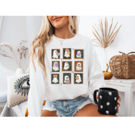  Stamp Halloween Geesten Boeken Lezen Trui