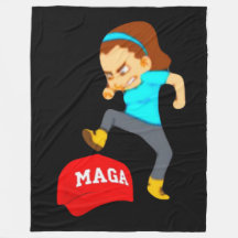 Stamp MAGA fleece deken
