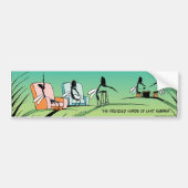 Stamp Mosquito Retirement Home Bumpersticker (Voorkant)