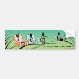 Stamp Mosquito Retirement Home Bumpersticker